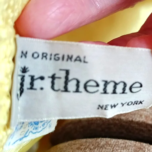 VINTAGE 1960S YELLOW POLKA DOT DRESS AND COAT! " JR. THEME NEW YORK"! UNION MADE - Picture 14 of 16